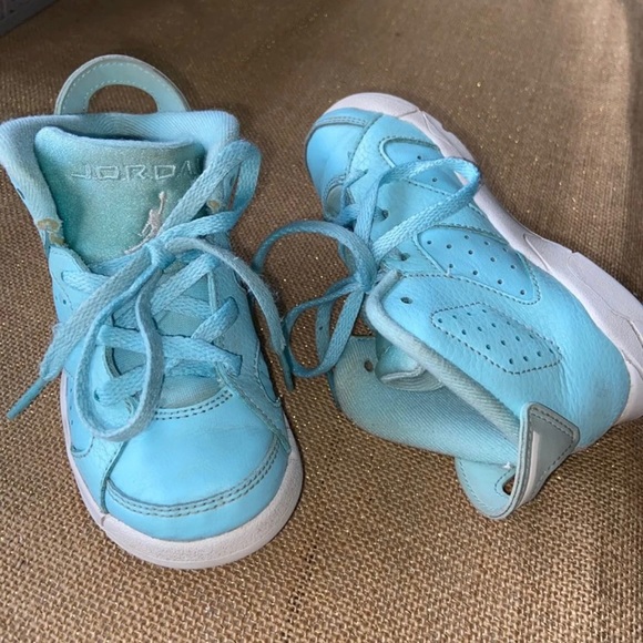 Jordan Other - Toddler Jordan high top sneakers size 9 baby blue